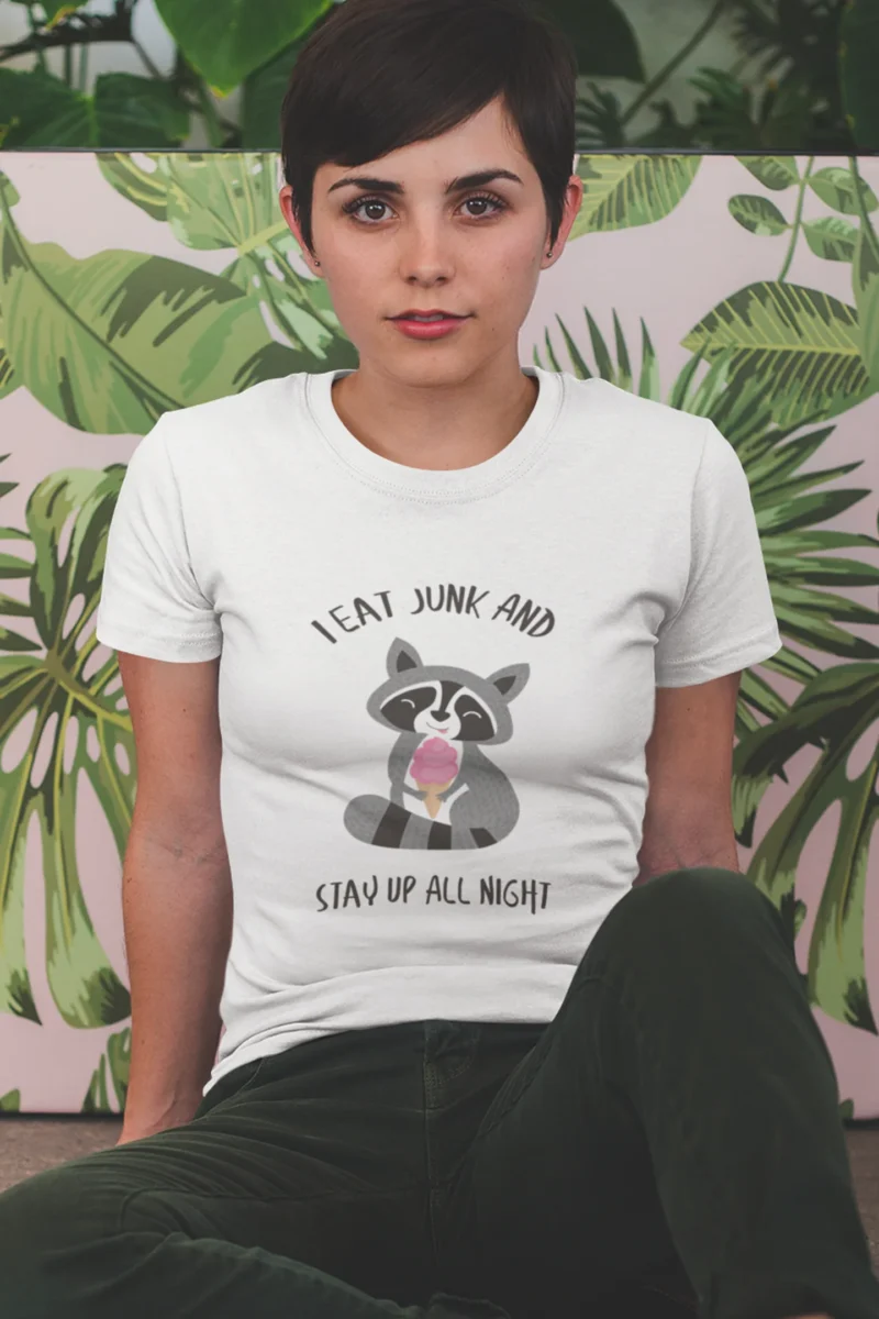 I Eat Junk - Women's T-shirt - Image 2